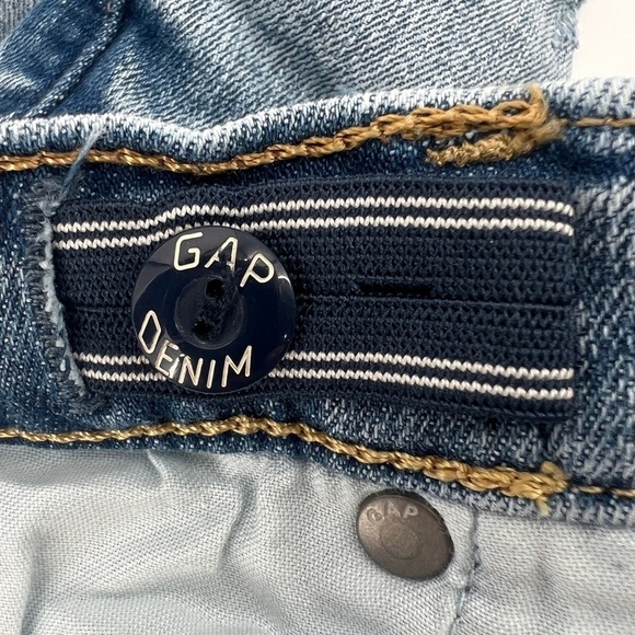 GAP Adjustable Waist Skinny Distressed Jeans Size 8 Kid’s - Picture 5 of 6